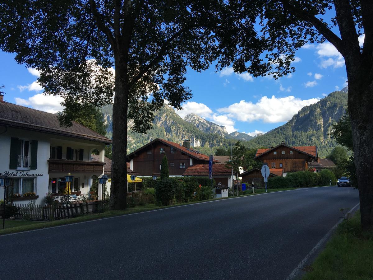 Hotel Pension Schwansee 슈방가우 외부 사진