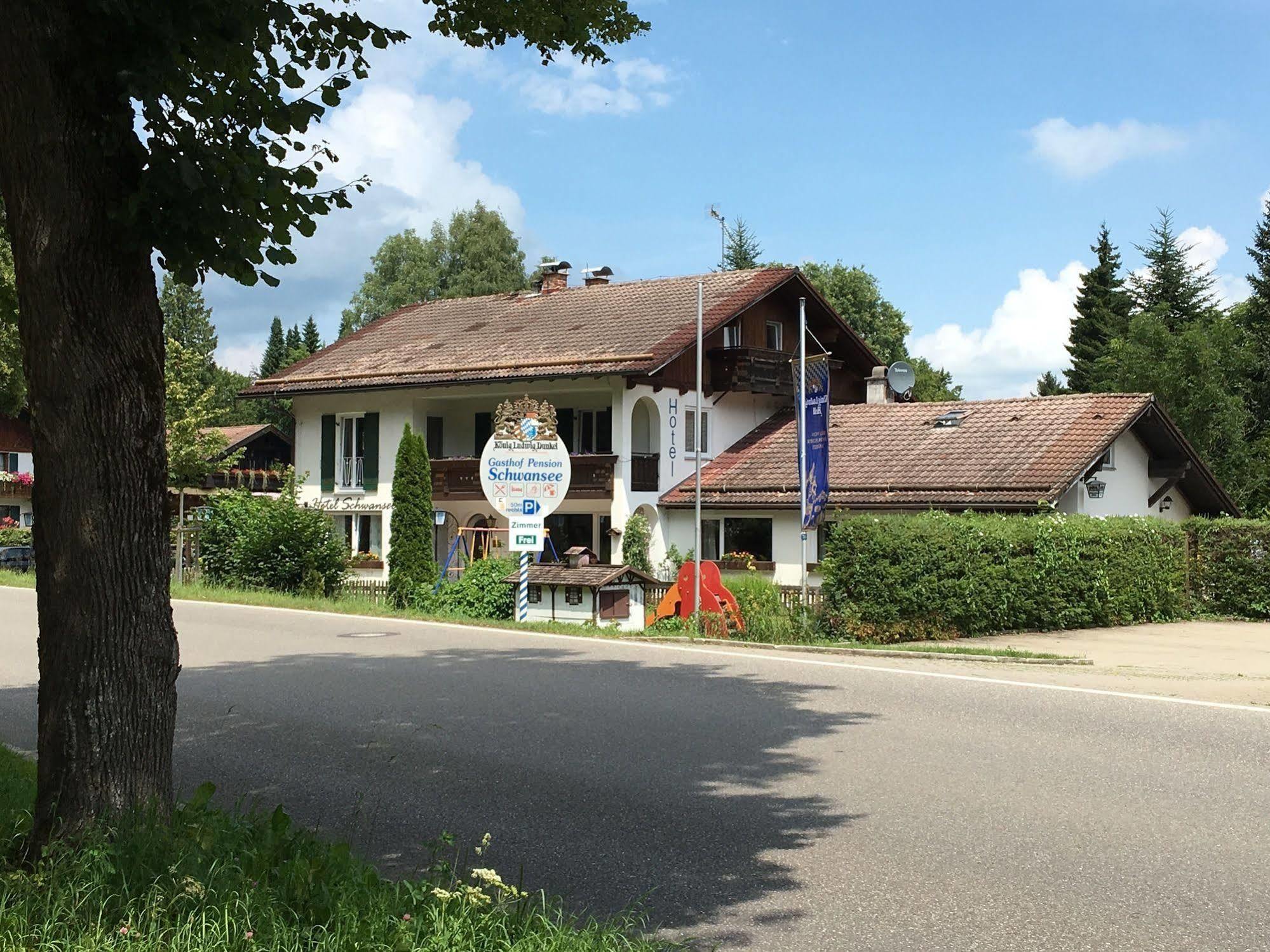 Hotel Pension Schwansee 슈방가우 외부 사진